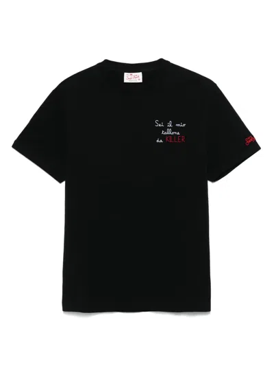 Mc2 Saint Barth Portofino T-shirt In Schwarz