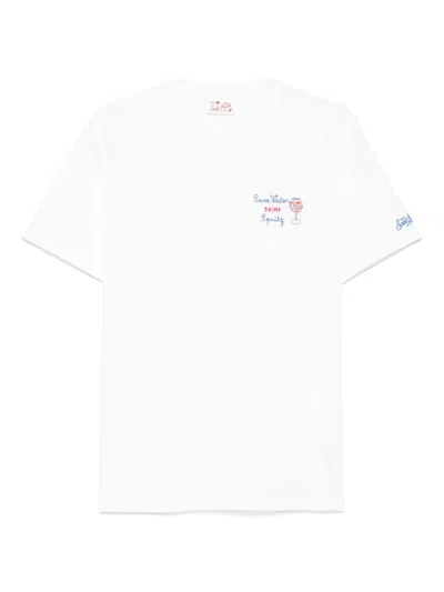 Mc2 Saint Barth Portofino T-shirt In White