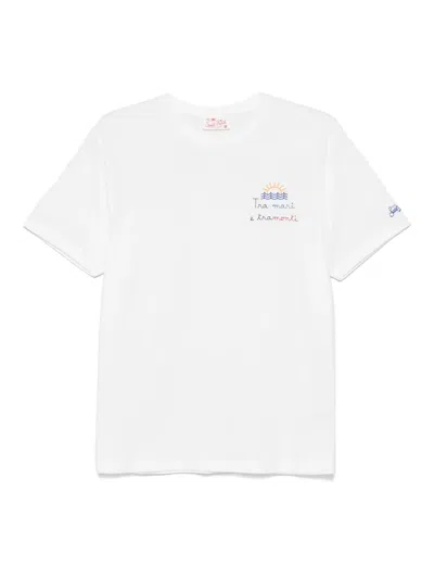 Mc2 Saint Barth Portofino T-shirt In White