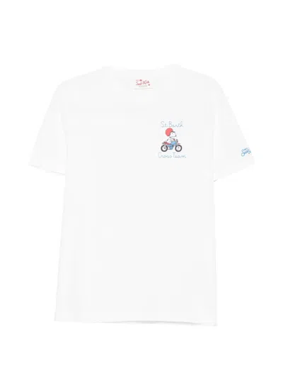 Mc2 Saint Barth Portofino T-shirt In White