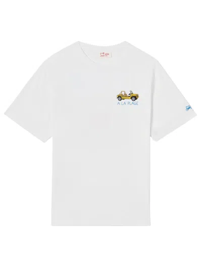 Mc2 Saint Barth Portofino T-shirt In White