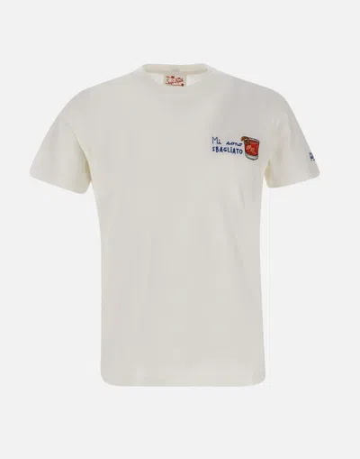 Mc2 Saint Barth Portofinocotton T-shirt In White