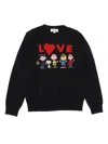 Mc2 Saint Barth Princess-peanuts Love 00l In Black