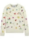 Mc2 Saint Barth Princess W Sweatshirt In Emb Sb Sketch