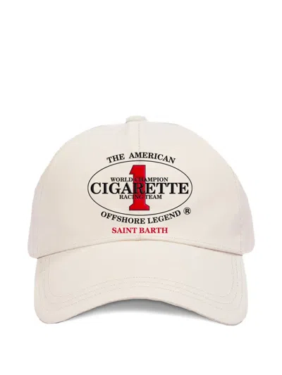 Mc2 Saint Barth Printed Baseball Cap In Metallic
