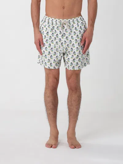 Mc2 Saint Barth Printed Boxer Swim Trunks In Multi