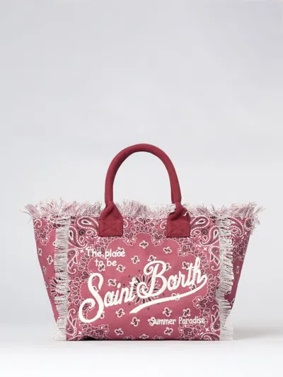 Mc2 Saint Barth Mini Bag Woman Color Wine In Pink