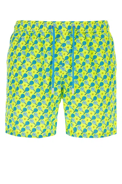 Mc2 Saint Barth Printed Polyester Swimming Shorts In 94