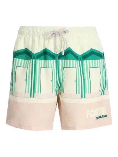 Mc2 Saint Barth Printed Swim Shorts In Multi