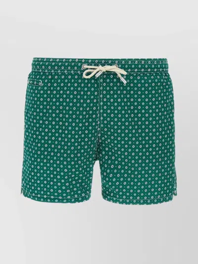 MC2 SAINT BARTH PRINTED SWIM TRUNKS WITH POCKET AND ELASTIC WAISTBAND