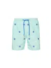 Mc2 Saint Barth Starfish-print Drawstring Swim Shorts In Multi