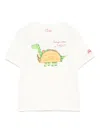 Mc2 Saint Barth Printed T-shirt In Neutrals