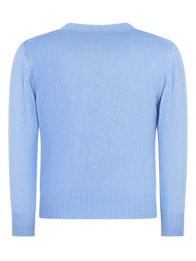 Mc2 Saint Barth Pullover Sweater With Text Graphic In Tutto Papa