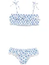 Mc2 Saint Barth Radical Flowers Bikini In White