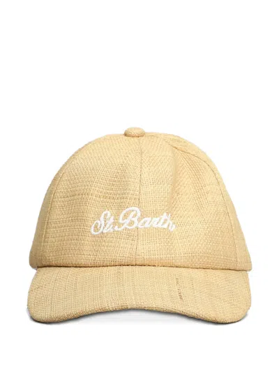 Mc2 Saint Barth Raffia Baseball Cap