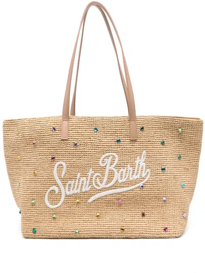 Mc2 Saint Barth Raffia City Tote Bag
