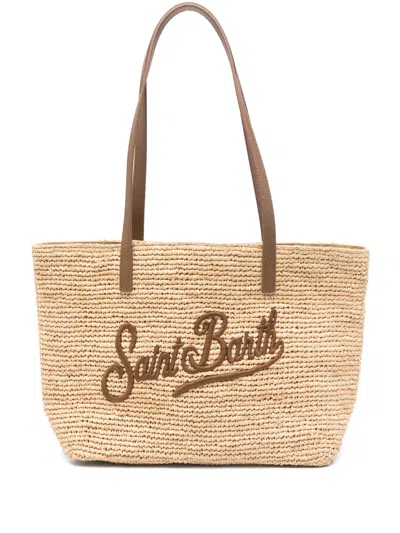 Mc2 Saint Barth Raffia Shoulder Bag