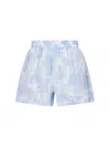 Mc2 Saint Barth Floral-pattern Short In White