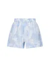 Mc2 Saint Barth Floral-pattern Short In White