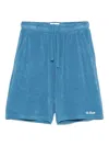 Mc2 Saint Barth Rande Sponge Shorts In Blue