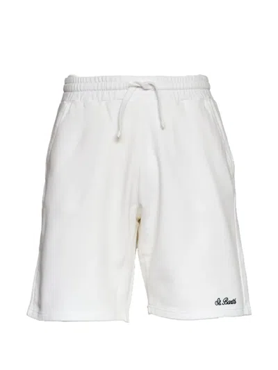 Mc2 Saint Barth Randle Drawstring Shorts In White