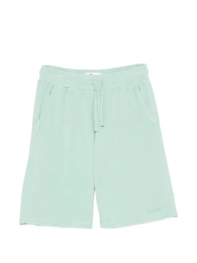 Mc2 Saint Barth Randle Sponge Terry-cloth Drawstring Shorts In Animal Print