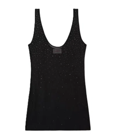Mc2 Saint Barth Raya Mini Dress In Black