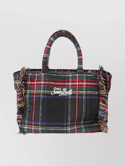 Mc2 Saint Barth Rectangular Tote Bag Fringe Detail