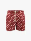Mc2 Saint Barth Recycled Nylon Swim Trunks With Bunny Hop Print