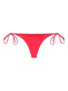 Mc2 Saint Barth Red Basic Bikini Bottoms In Red