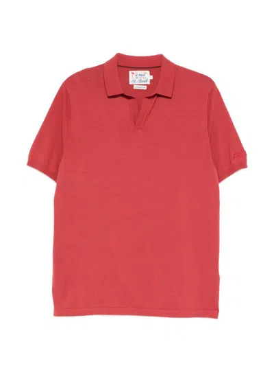 Mc2 Saint Barth Red Cotton Sloan Polo Shirt