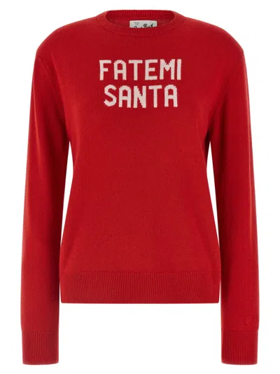 Mc2 Saint Barth New Queen Jacquard Knitwear In Multi