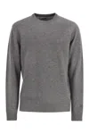 Mc2 Saint Barth Regent - Lambswool Crew Neck Jumper In Gray