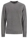 Mc2 Saint Barth Regent - Lambswool Crew Neck Jumper In Gray