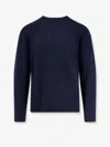 Mc2 Saint Barth Regent Braid Wool Sweater In Blue