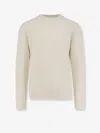 Mc2 Saint Barth Cable-knit Wool Sweater In White