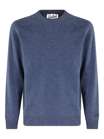 Mc2 Saint Barth Regent Crew-neck Sweater In Blue