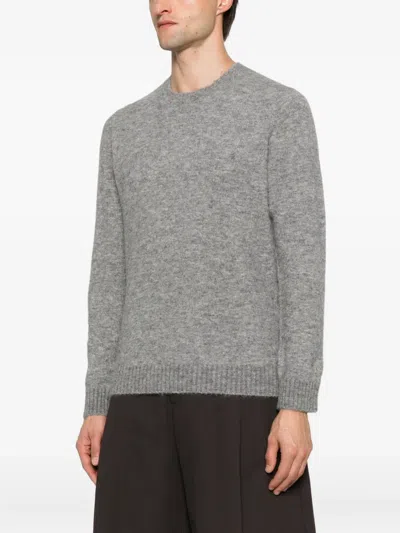 Mc2 Saint Barth Regent Crew-neck Sweater In Gray