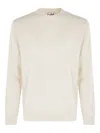 Mc2 Saint Barth Regent Crew-neck Sweater In Neutral