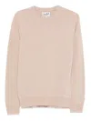 Mc2 Saint Barth Regent Crew Neck Sweater In Neutral