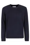 Mc2 Saint Barth Maglia G Collo Taglio Felpa Lana Cash In Blue