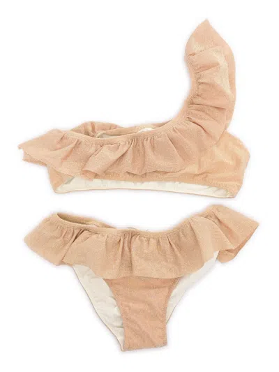 Mc2 Saint Barth Kids' Rey-lurex 11 In Pink