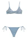 Mc2 Saint Barth Rhinestone-embellished Bikini In Gray
