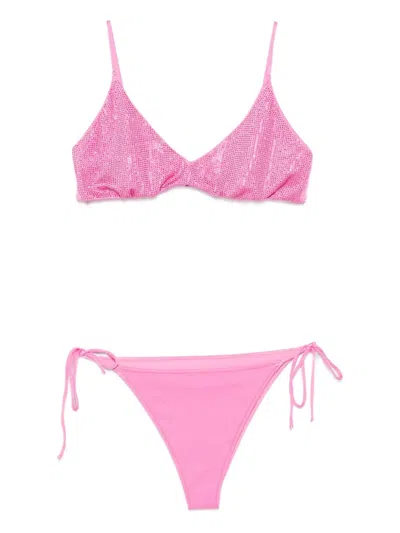 Mc2 Saint Barth Rhinestone-embellished Bikini