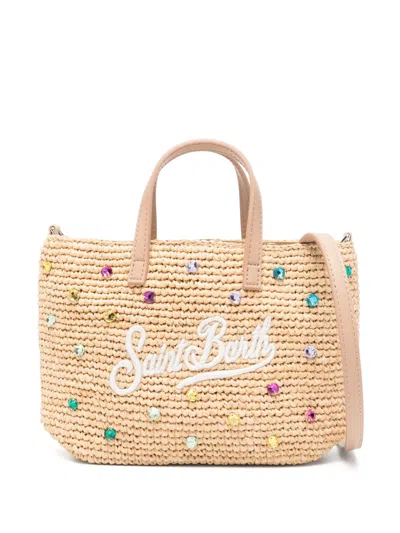 Mc2 Saint Barth Rhinestone-embellished Tote Bag In Multi