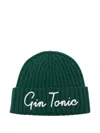 Mc2 Saint Barth Ribbed Beanie In Green