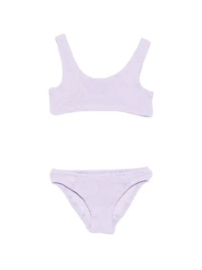 Mc2 Saint Barth Kids' Ribbed Bikini In Multi