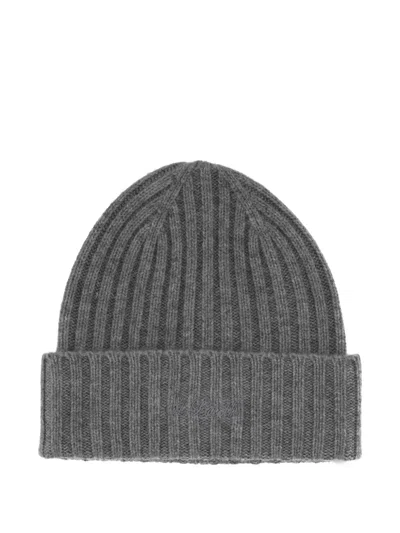 Mc2 Saint Barth Ribbed Hat In Gray