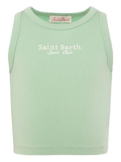 Mc2 Saint Barth Kids' Ribbed-knit Tank Top