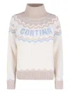 Mc2 Saint Barth Roll-neck Sweater In Neutral